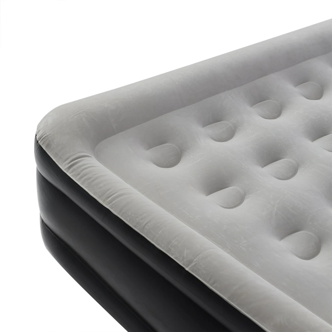 Eco-Friendly Inflatable Beds Air Mattress, Flocking Inflatable Airbed