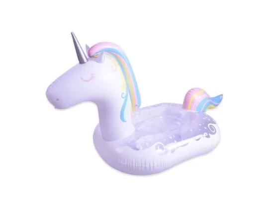 Inflatable Unicorn Children Infant Floating Platform Swimming Ring