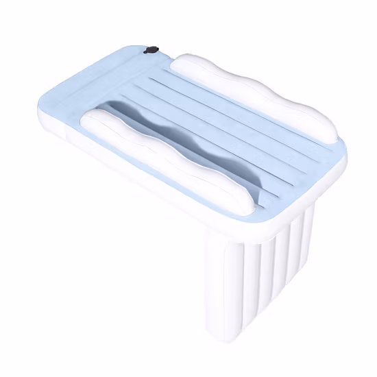 Materasso ad aria gonfiabile ecologico, letto ad aria gonfiabile con floccaggio